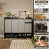 Zapatero, mueble de almacenamiento para la entrada del hogar, diseño de montaje en pared, nuevo modelo 2026, adecuado para entradas, pasillos y huecos de escalera, hecho de madera maciza