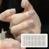 Adesivos para Manicure em Gel Sem Luz de 14 Dedos Popular na Temu Transfronteiriça Adesivos de Unha à Prova d'Água de Longa Duração