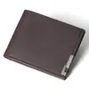 Billetera Corta para Hombre Estilo Coreano para Jóvenes Estilo Horizontal Múltiples Ranuras para Tarjetas Cartera de Gran Capacidad Portatarjetas de Negocio de Moda en Stock