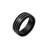 Anillo de Acero Inoxidable Acero de Titanio Anillo para Dedo Índice de Hombre Placa Ligera Venta Caliente Transfronteriza Moda Personalizada Europea y Americana Anillo de Pareja al por Mayor