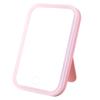 Espejo de maquillaje LED con luz de tres colores, espejo de tocador de escritorio con espejo de relleno de luz para dormitorio de estudiantes, espejo de princesa.