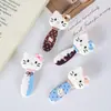 Nuevo pasador para el pelo de gato, lindo y dulce, estilo caricatura para niñas, pasador lateral para flequillo, divertido y dulce accesorio para el pelo estilo crema