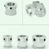 Rueda Síncrona S3M12-35 Dientes Tipo K/B Ancho de Diente 11 Aleación de Aluminio Oxidado Polea Síncrona Tipo S3M100 Agujero 4-16