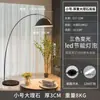 Luminária de chão de pesca nórdica, luminária de pé de designer para sofá para quarto, braço longo com iluminação LED, proteção para os olhos, uso doméstico, ferro regulável
