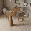 Mesa Larga Nórdica Madera Maciza Mesa Alta Mesa de Té y Silla Partición de Pared para el Hogar Mesa y Silla de Bar Sala de Estar Balcón