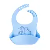 Amazon spot simples silicone bebê babador bebê suplemento alimentar saco de alimentos silicone bebê alimentação saco de saliva atacado