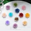 Nuevas joyas de uñas de rosa coloridas mixtas transmisión en vivo popular luminosas belleza de uñas accesorios de joyería de Camelia al por mayor