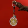 Nuevo Adorno de Tíbet Estilo Antiguo 2025 Nueve Palacios Giratorios y Ocho Trigramas Zodiaco Colgante para Bolsas de Coche Collar Directo del Fabricante