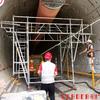 Estrutura de trilho em liga de alumínio plataforma de trabalho para obras de túnel de metrô e pontes leve e firme fácil de usar suporte personalização