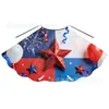 Capa Patrón Celebración Día de la Independencia Hecha a Medida de Fábrica para Niños con Estrellas y Rayas Impresas
