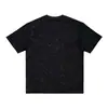 Estilo Verão 2024 Novo Algodão Gangster T Casual Solto Gola Redonda Manga Curta Versátil Fashionável Terno Casual Masculino
