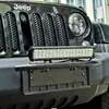 Soporte de matrícula para vehículo todoterreno de coche equipado con soporte para foco de búsqueda soporte para lámpara de parachoques delantero soporte universal para lámpara auxiliar de aleación de aluminio
