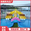 Tobogán inflable para piscina infantil al aire libre, gran parque acuático móvil, soporte de entrada al agua, piscina