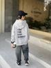 Moletom Quente com Capuz Espesso Forrado com Lã para Meninos 2025 Outono e Inverno Novo Estilo Coreano Roupas Infantis Roupa de Inverno