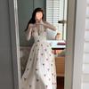 Nuevo Vestido Holiday Pure Lust Cintura Francesa Adelgazante Floral Temperamento 2025 Verano Halter Falda Floral