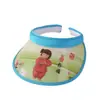 Sombrero de Protección Solar para Niños y Niñas en Verano Personalizado Colorido Estampado Sombrero con Pasador Sombrero de Sol para la Costa Anti-UV Sombrero de Copa Vacío