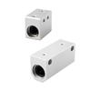 Carcasa de Rodamiento Lineal de Aleación de Aluminio Tipo de Liner Simple Lhss6 8 10 Tipo de Doble Liner Lhssw6 8 10 Carcasa de Rodamiento
