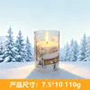Velas electrónicas LED navideñas, luces de ambiente de simulación para fiestas, decoraciones de boda, luces nocturnas para exteriores controladas por control remoto, hechas a medida