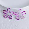 Acrílico impreso perforado flor de mariposa gatito material para joyería diy collar accesorios de joyería al por mayor