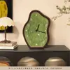 Relógio de Mesa Estilo Madeira Vintage, Relógio de Mesa, Relógio de Parede para Sala de Estar, Decoração de Relógio Retrô, Pendente de Parede de Nicho