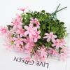 Simulación orquídea de pasto de primavera hojas de eucalipto magnolia narcisos decoración exterior para el hogar joyería artificial floral al por mayor