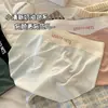 Roupa íntima feminina de seda gelada para o verão, cor contrastante, respirável, entrepernas estendido, confortável, leve, calcinha sem costura para mulheres, secagem rápida