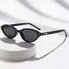 Gafas de sol estilo coreano ojo de gato, Gafas de sol rojas retro Ancola para mujer, Gama alta, A prueba de miopía, Gafas de sol anti-UV