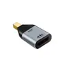 Adaptador de tela de vídeo HD HDTV fêmea para DP macho miniDP macho 4K60HZ Conversor DP Interface de TV