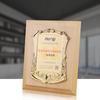 En stock Compañía de Medallas de Lámina Dorada Agentes de Madera Autorizados para Fabricar Unión de Madera Honor Placa de Dedo del Pie de Madera Venta al por Mayor