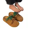 Tênis de Treino Alemão Fechado na Ponta com Cadarço e Sola Grossa Estilo Retrô para Mulheres, Calçado para Uso Externo, Lançamento Verão 2026 Sapatos Casuais Planos Estilo Birkenstock