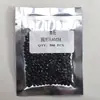 Zircón Negro de 0.8 mm a 3 mm Piedra Suelta Forma Redonda Piedra Preciosa Negra Piedra Suelta Incrustación de Circonita Cúbica Cz