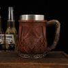Taza de Cerveza de Barril de Madera, Taza Artesanal del Oeste, Regalo Creativo, Taza de Cerveza Alemana, En Stock 501600ml