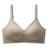 Carcasa de color de la ropa [sin marca sin aro] ropa interior no magnética para mujer pecho pequeño recogido anti-caída sexy pecho grande sujetador pequeño