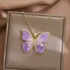 Colar de Pérolas Borboleta O Mágico de Oz Feminino Novo Luxo Leve Nicho Corrente para Clavícula Acessórios de Pescoço com Borla Feminino de Alta Qualidade