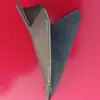 Punta de Pata de Máquina Sembradora de Trigo Ancho 7.5cm Espesor de Placa 0.3cm Altura 10.5cm Longitud del Ala 11 Piezas de Maquinaria Agrícola