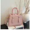 Bolsa Grande Capacidade Estilo Coreano Moda Feminina Bolsa de Ombro Único Bolsa Transversal Versátil para o Dia a Dia Bolsa de Mão Feminina Bolsa de Mãe