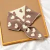 Cachecol pequeno de lã tricotada estilo coreano para mulheres outono e inverno estudantes fofo quente versátil cachecol curto moda masculina outono e inverno