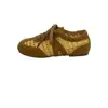 Zapatillas Planas Retro de Malla Calada Tejida 2026 Nuevo Estilo de Verano Zapatos Deportivos Casuales Transpirables con Cordones