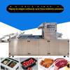 Máquina de embalagem a vácuo de atmosfera modificada para conservação de carnes frescas, máquina de selagem de frutas e vegetais, máquina de selagem de caixas frescas com trava de nitrogênio para vegetais pré-fabricados