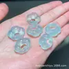 Fechadura Padrão Nuvem de Jade Pingente Infantil Ágata Pequena Borboleta Pingente de Fechadura para Bebê Joias de Jade Fonte de Suprimentos para Transmissão ao Vivo