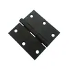 Bisagra Cuadrada Plana Estilo Americano de 3.5 Pulgadas 5/8R con Esquinas Redondeadas Grandes para Puertas y Ventanas de Madera, Bisagra para Puerta de Gabinete