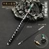 Cazador de demonios: Kimetsu No Yaiba Kamado Tanjiro Pluma de Firma Iwaki Zenitsu Columna de Agua Columna Infestada de Insectos Columna de Llama Pluma de Agua Modelo de Metal