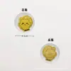 Pegatinas para Teléfono Móvil de Oro Puro 999, Pegatinas Doradas de Oso Autocrítico, Pegatinas para Cuaderno de Perro Canela, Pegatinas de Regalo Creativas al por Mayor
