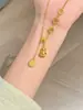 Tendencia Antigua y Nacional, Juego de Cadenas Fu Lu Shou, Nuevo Collar de Calabaza Chino, Diseño Retro, Cadena para Clavícula, Versátil y de Alta Gama