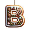 Novo Acrílico Transfronteiriço Plano Desenho Animado Acrílico Pingente de Natal Letras