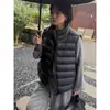 Chaleco de Plumas de Pato Blanco para Mujer Chaleco Corto Otoño e Invierno 2025 Nuevo Estilo Coreano Holgado y de Alta Gama Chaleco Pequeño