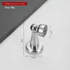 Aço Inoxidável Sucção de Porta Porta Interna Anti-Colisão Espessada Batente de Porta Sucção Magnética Sucção na Parede do Quarto Bumper Magnético Forte Batente de Porta