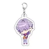 Llavero Acrílico Demon Slayer Colgante Transfronterizo Mochila Venta al por Mayor Regalo Grupo de Chicas Estudiantes Mercancía de Anime