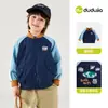 Novedades 10% de descuentoColección de ChaquetasChaquetas Infantiles de Dudu Otoño Chaquetas con Capucha para Exteriores para Niños Modernas