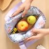 Nueva Bolsa Semircircular para Comida Runhui, Bolsa para Comida, Lonchera Estudiantil, Bolso de Mano, Bolsa para Lonchera de Oficinista, Bolsa tipo Satchel para Lonchera